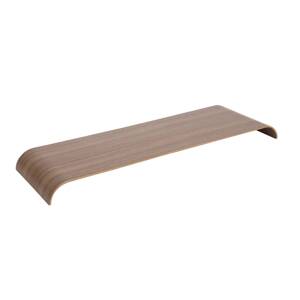Podnos AYTM Curva, farba orecha, 81 x 25 x 5 cm, drevo