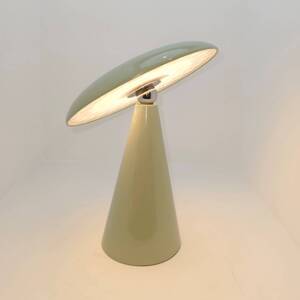 Nabíjacia stolová lampa LED Beacon Kinoko, zelená, IP44, výška 27 cm