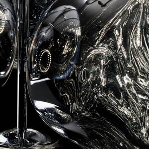 Tom Dixon LED luster Melt Chandelier, dymovo sivý