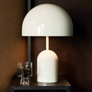 Tom Dixon Stolová LED lampa Bell, biela, výška 43 cm, oceľ