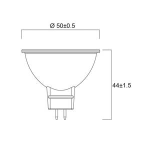 Sylvania LED reflektor GU5.3 7,5W 6500K stmievateľný 36° 620lm