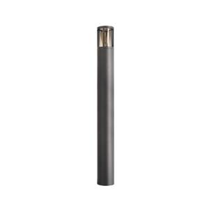 Chodníkové svetlo Facado II, výška 100 cm, sivé/dymové, Ø 11 cm IP65