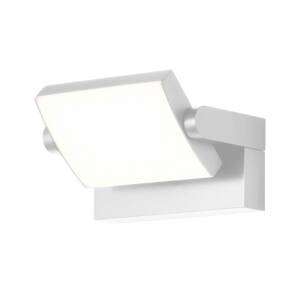 Nástenné svetlo LED CMD 9110, biele, šírka 21 cm, kov, IP54