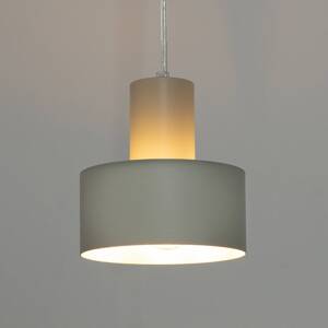 Závesné svietidlo Rif S, taupe, 1-pl., Ø 15 cm, oceľ