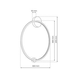 Stropné LED svetlo Saturno, čierne, Ø 80 cm, kov, 4 000 K