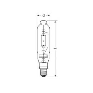 RADIUM Halogénová výbojka E40 2050W HRI-T D/I číra