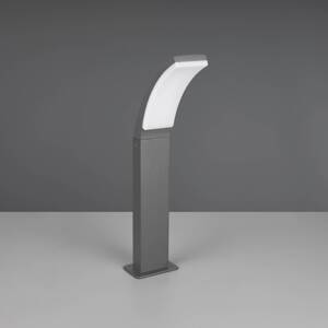 Chodníkové LED svetlo Beja, antracitová, hliník, výška 60 cm