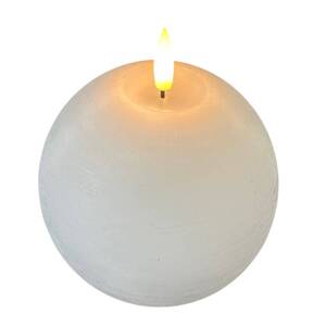STERNTALER LED sviečka, biela, výška 13 cm, guľa, batéria