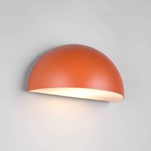 Vonkajšie nástenné svietidlo Maas, apricot, hliníkový tlakový odliatok, E27