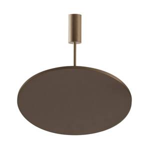OLEV stropné LED svetlo FLUENTIS, hnedé, Ø 54 cm kov 2 700 K