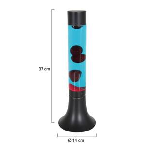 Lávová lampa Volcan 3117, čierna, tekutina číra/červená, E14
