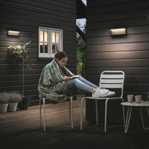 Philips LED vonkajšie nástenné svietidlo Bustan, balenie po 2 ks, 2 700 K