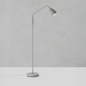 Markslöjd LED stojacia lampa Patro, sivá, kov, stmievateľná
