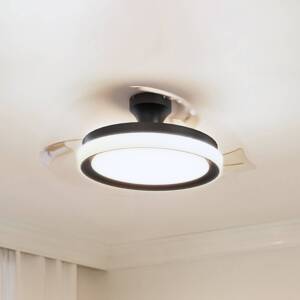 Philips LED stropný ventilátor Bliss čierny/biely, tichý, CCT