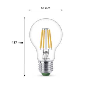 Philips E27 LED žiarovka A60 2,3 W 485 lm 2700 K vlákno 3 ks v balení