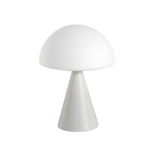 Stolová LED lampa Blip, biela, sklo, CCT, dotykový stmievač