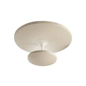 Stropné LED svetlo Conrad, piesková farba, Ø 50 cm, kov, stmievateľné