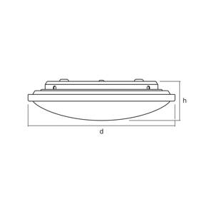 OSRAM stropné LED svetlo ORBIS, Ø 41 cm, diaľkové ovládanie CCT biele
