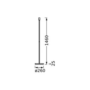 Stojacia lampa OSRAM DECOR STICK, béžová, výška 146 cm, 1 x E27