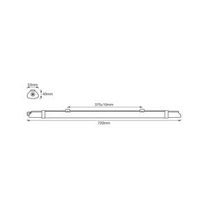 OSRAM LED žiarovka do vlhkých priestorov SUBMARINE SLIM VALUE, 72 cm, IP65