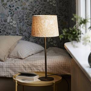 PR Home Stolová lampa BASE ELDERTREE, žltá, výška 58 cm, látka