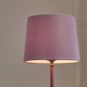 PR Home Stolová lampa Tove, ružová, výška 56 cm, kov/textil