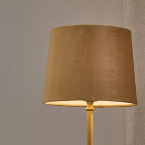 PR Home Stolová lampa Tove, žltá, výška 56 cm, kov/textil