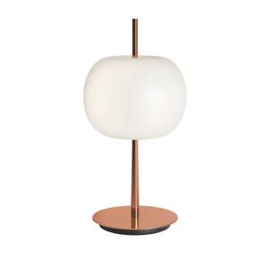 kdln Stolová LED lampa KUSHI, medená, výška 32 cm, stmievač, CCT