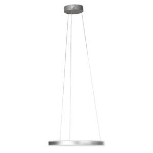LED závesné svietidlo Sirko, Ø 50 cm, niklová farba, kov, CCT