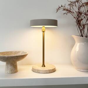 Dyberg Larsen Stolová LED lampa Moonlight, béžová
