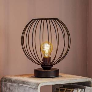 Stolová lampa Cumera s klietkovým tienidlom, Ø 24 cm