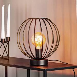 Stolová lampa Cumera s klietkovým tienidlom, Ø 30 cm