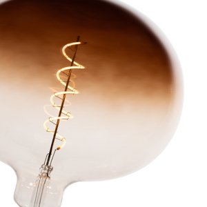 E27 Stmievateľné LED žiarovky G220 hnedé 4,9W 130 lm 1800K