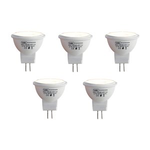 Sada 5 LED žiaroviek G4 MR11 2,7 W 210 lm 3000 K 12 V