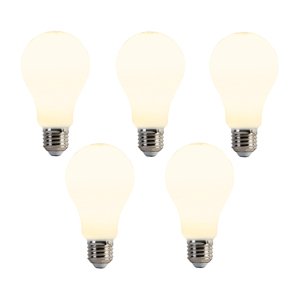 Sada 5 LED žiaroviek E27 A67 Opal 8W 900lm 2700K