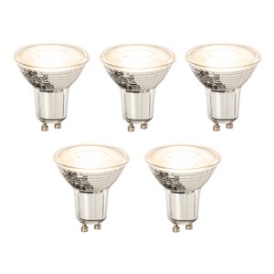 Sada 5 stmievateľných LED žiaroviek GU10 8W 650lm 2700K