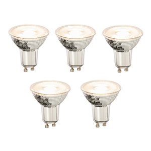 Sada 5 stmievateľných LED žiaroviek GU10 8W 660lm 3000K