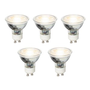 Sada 5 stmievateľných LED žiaroviek GU10 4W 310lm 3000K