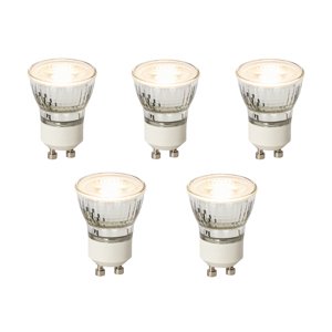 Sada 5 stmievateľných LED žiaroviek GU10 35 mm 4 W 200 lm 2700 K
