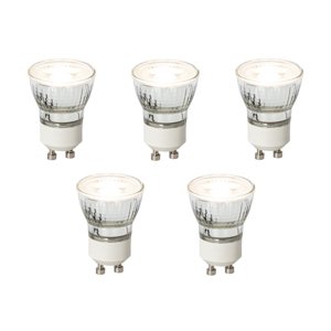 Sada 5 stmievateľných LED žiaroviek GU10 35 mm 4 W 200 lm 3000 K