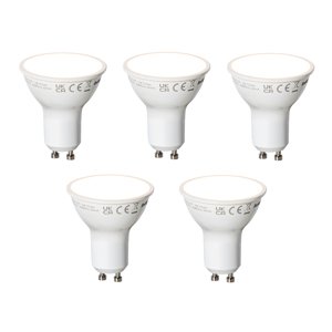 Sada 5 inteligentných LED žiaroviek GU10 biela 7W 700 lm 3000K