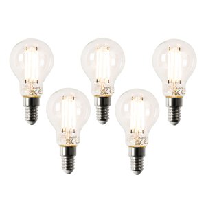 Sada 5 inteligentných LED žiaroviek E14 P45 4,5 W 470 lm 1800-4000K
