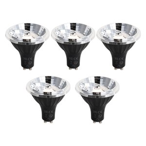 Sada 5 GU10 3-krokových stmievateľných LED žiaroviek 70 mm 6,5 W 600 lm 2700 K