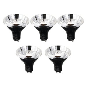 Sada 5 GU10 3-krokovo stmievateľných LED žiaroviek AR70 6,5W 650lm 2200-6500K