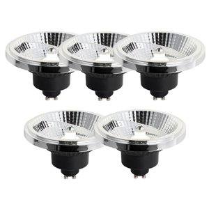 Sada 5 stmievateľných LED žiaroviek GU10 111 mm 10,5 W 770 LM 4000 K