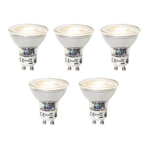Sada 5 ks GU10 3-staps dimbaar LED lamp 7W 700 lm 2700K