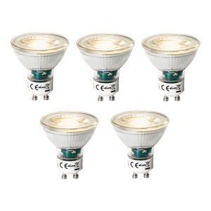 Sada 5 ks GU10 3-staps dimbaar LED lamp 7W 700 lm 2700K
