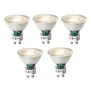 Sada 5 ks GU10 3-staps dimbaar LED lamp 7W 700 lm 3000K