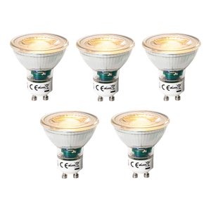 Sada 5 ks GU10 3-staps dimbaar LED lamp 7W 700 lm 2200 - 6500K