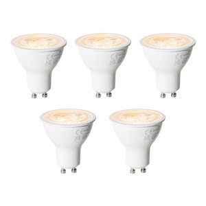 Sada 5 ks GU10 3-S LED lamp 6W 500 lm 2200 - 6500K